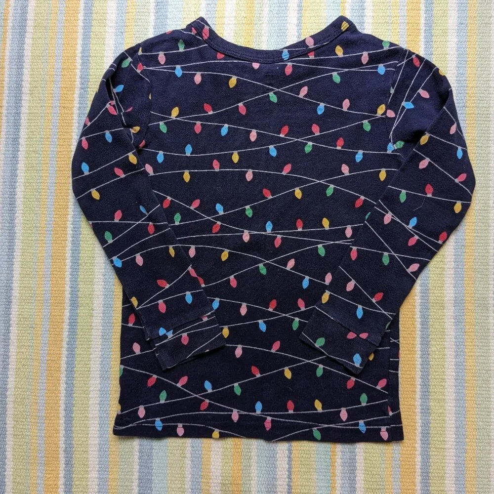 ⭐ Lot of 2 Holiday Pajama PJ Tops size 5 / 5T